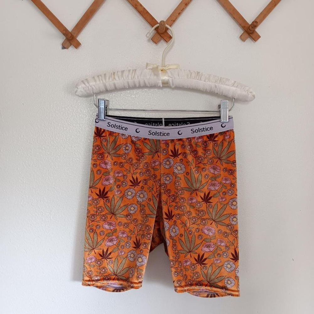 Solstice Intimates Sungrown velvet biker shorts